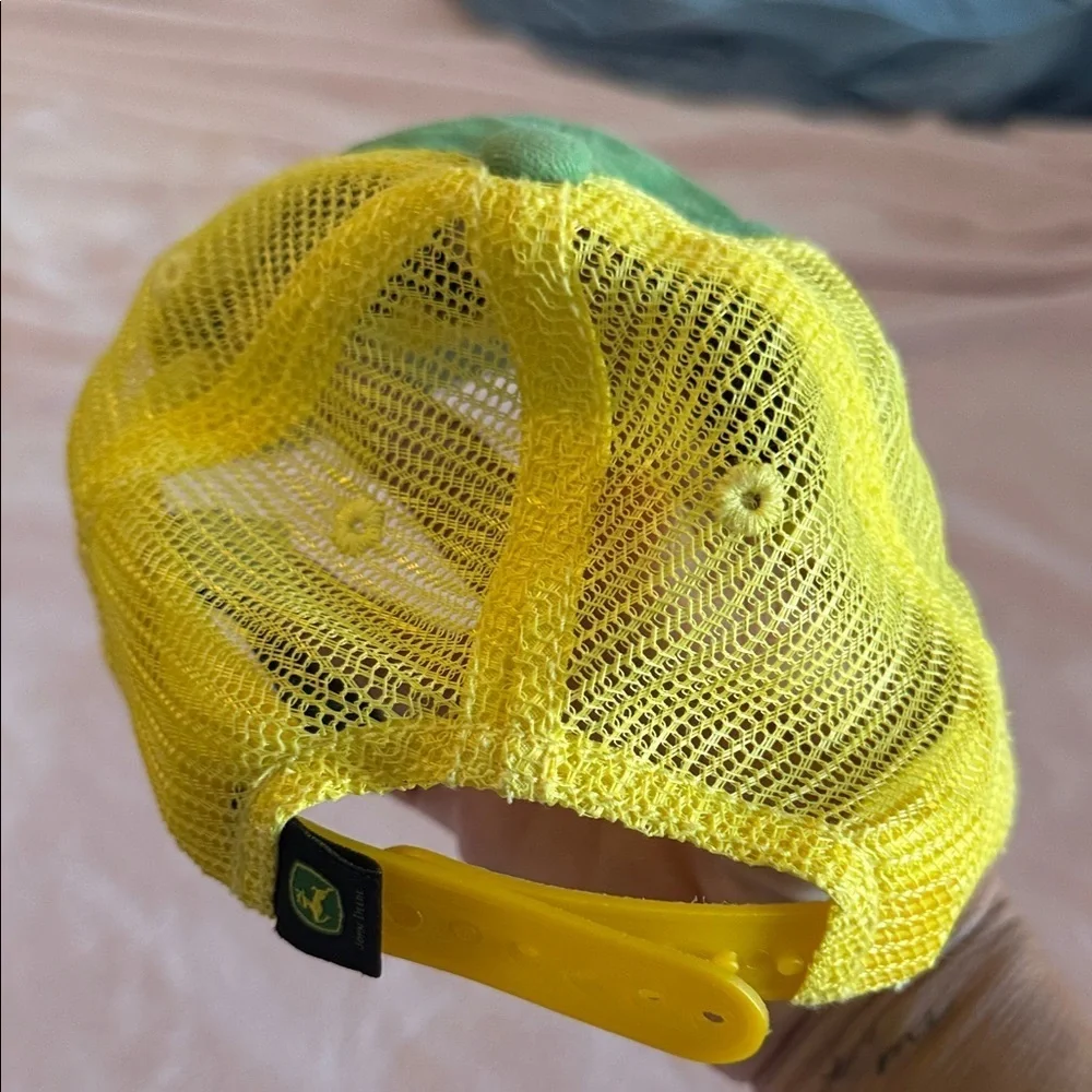 John Deere Kids Cap in Green and Yellow